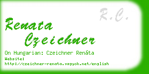 renata czeichner business card